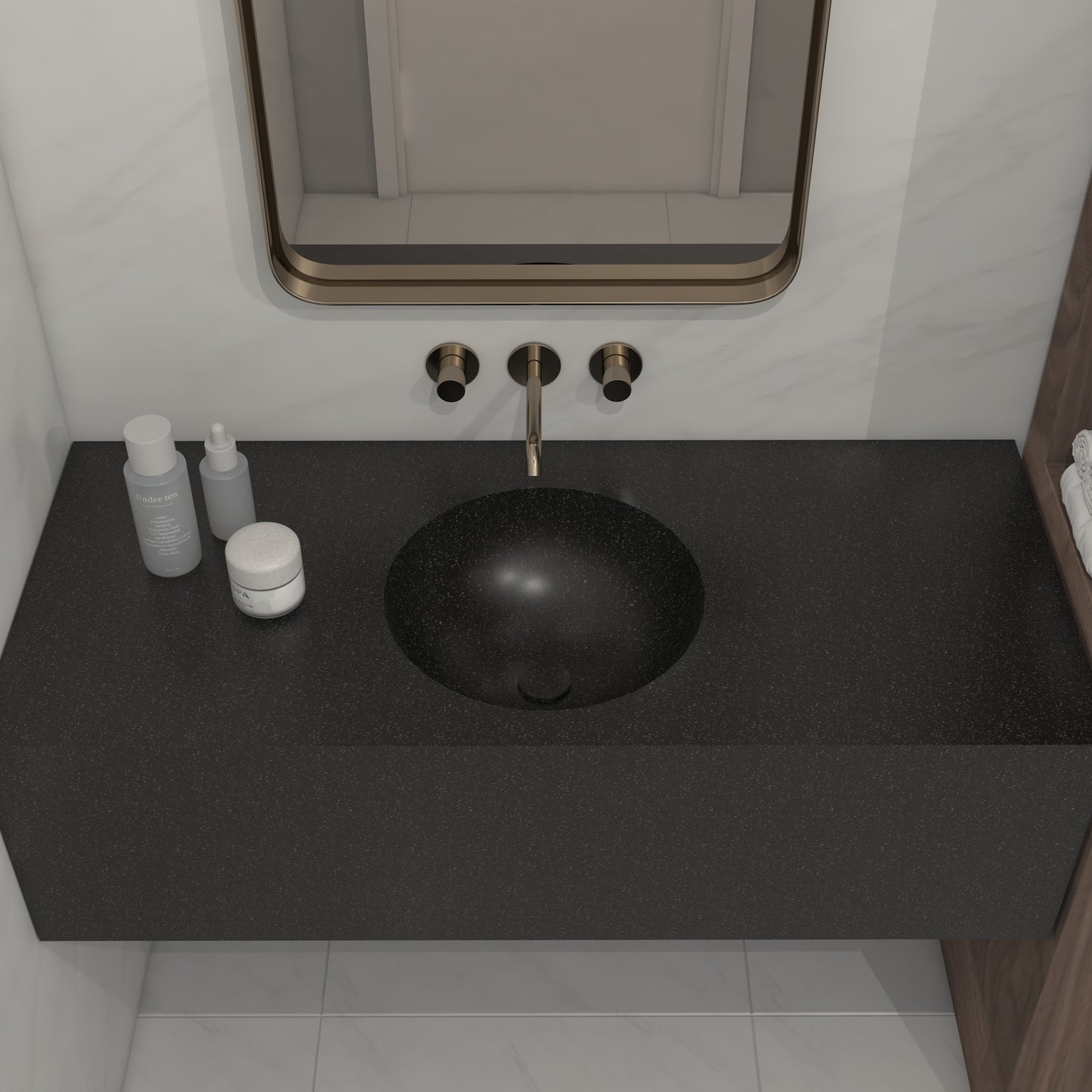 Apolo Prestige Deep - Vasque Simple Suspendue en Corian®