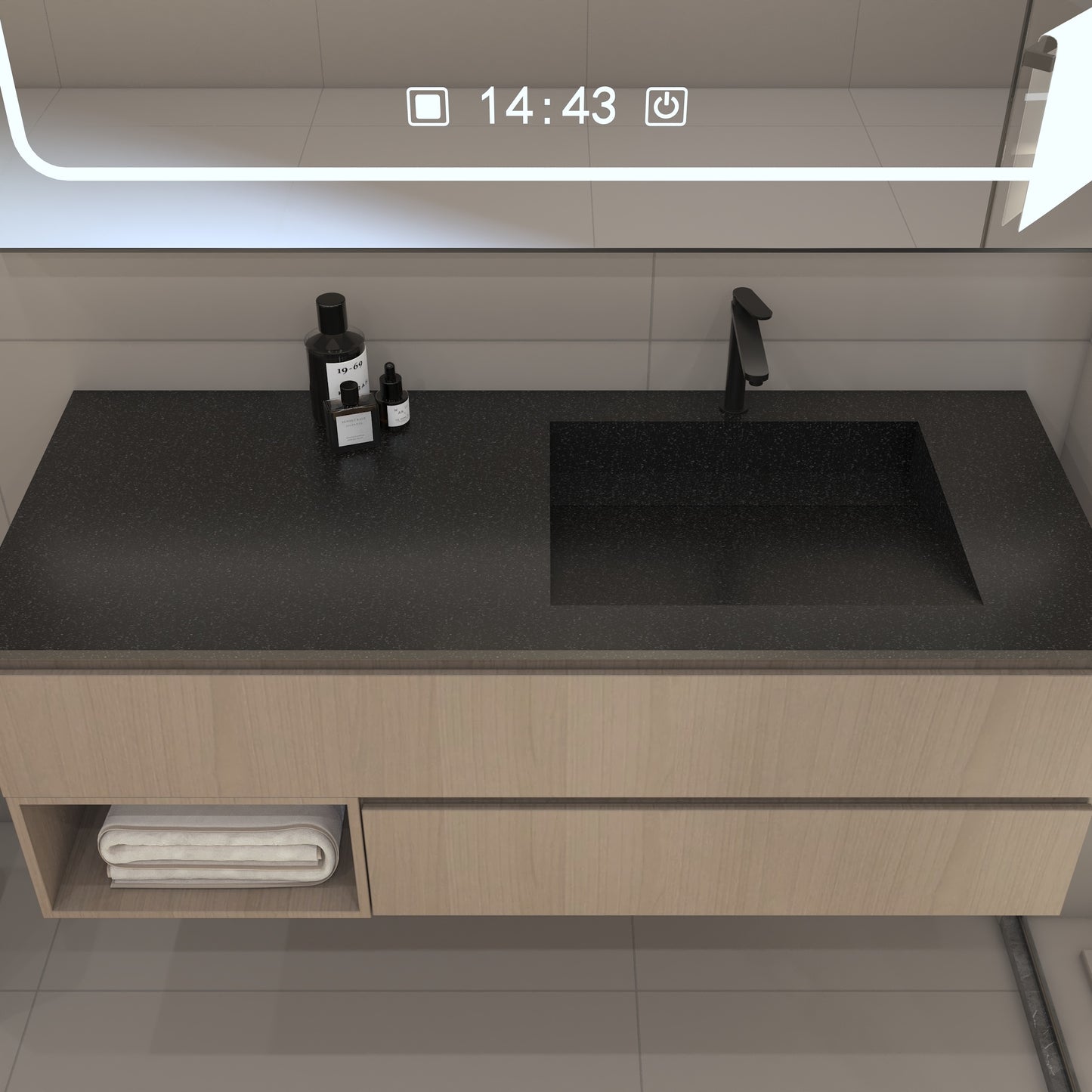 Nemesis Prestige – Vasque Simple à Encastrer en Corian®