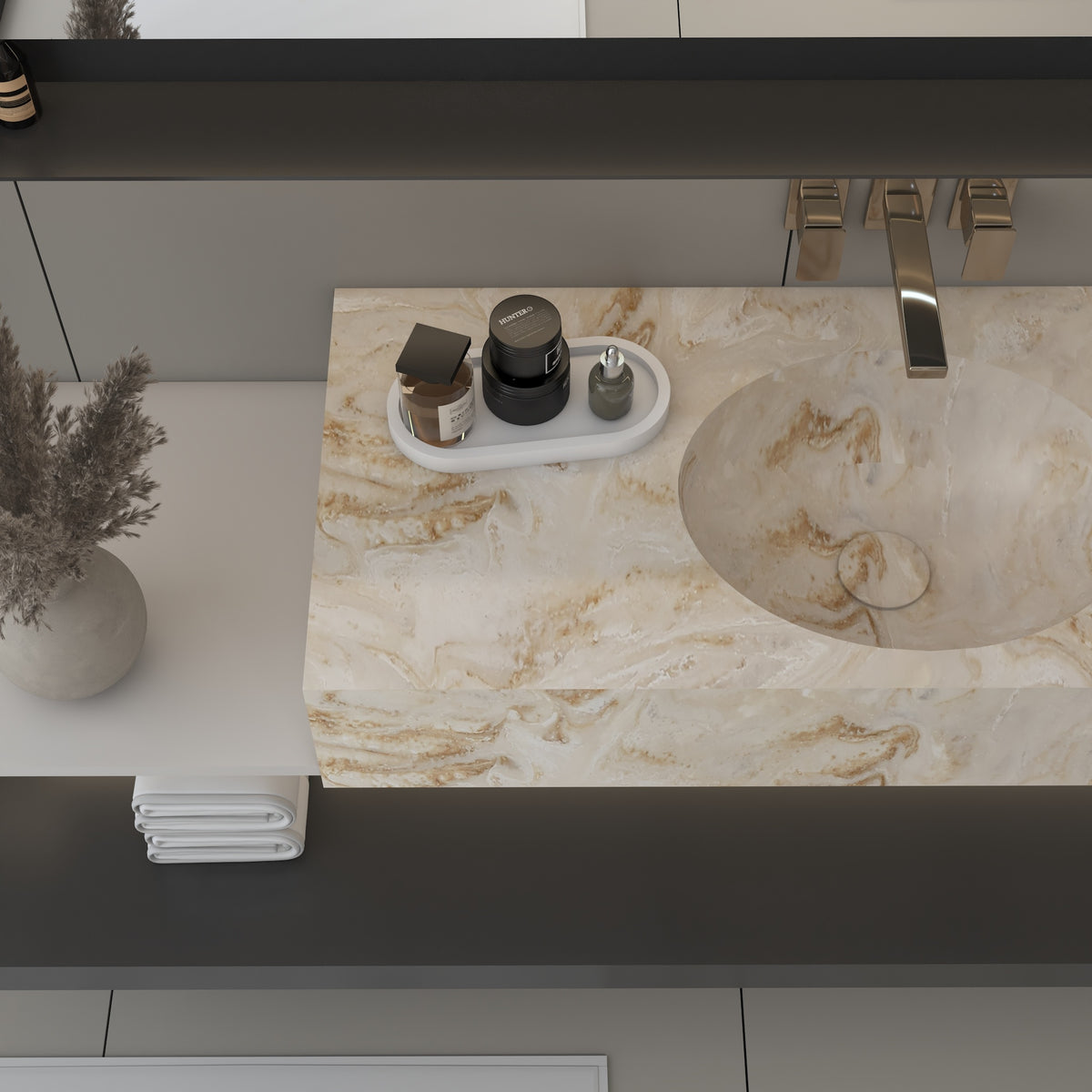 Aura Plateau en Corian®