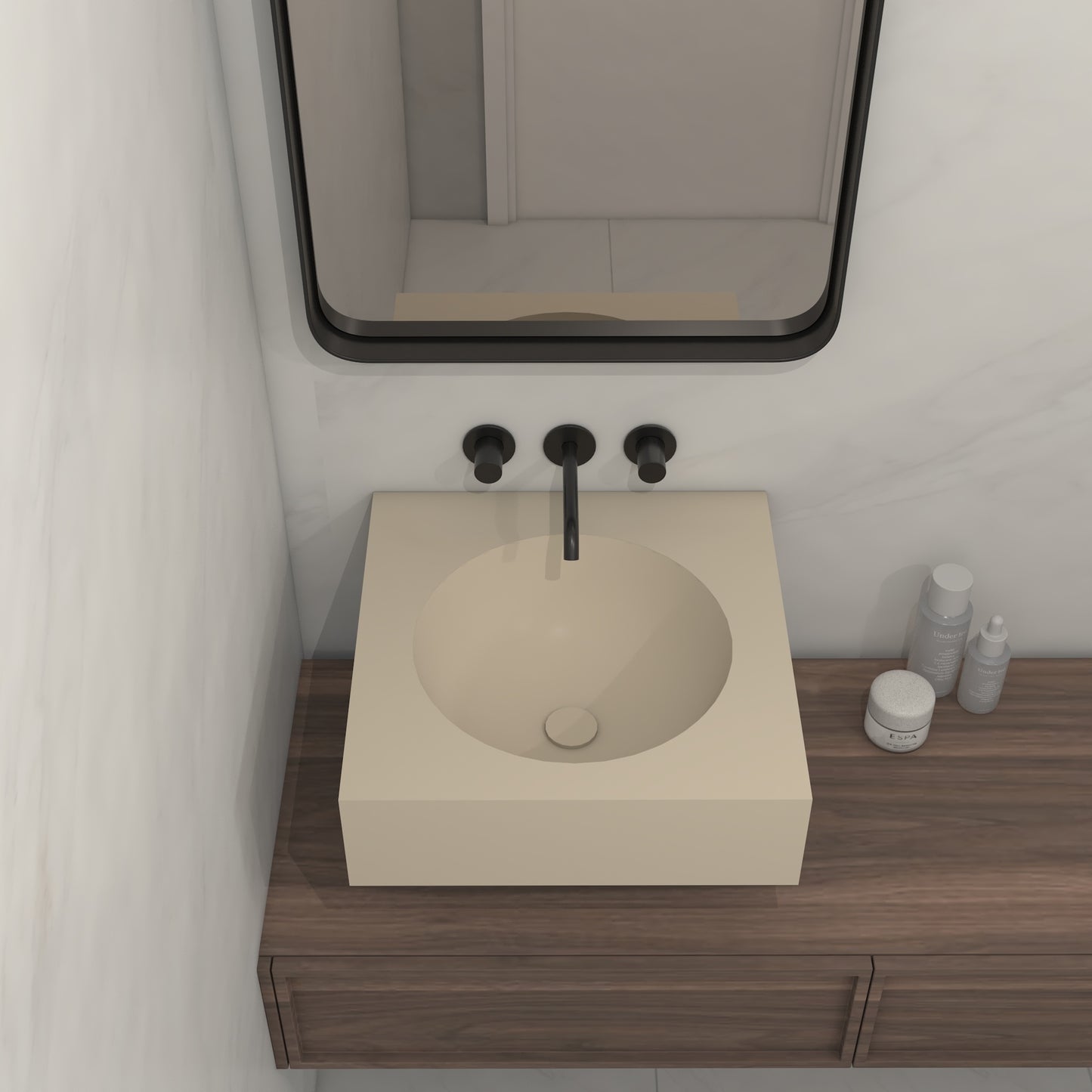 Apolo Essence Edge - Vasque Suspendu | Format Mini en Corian®