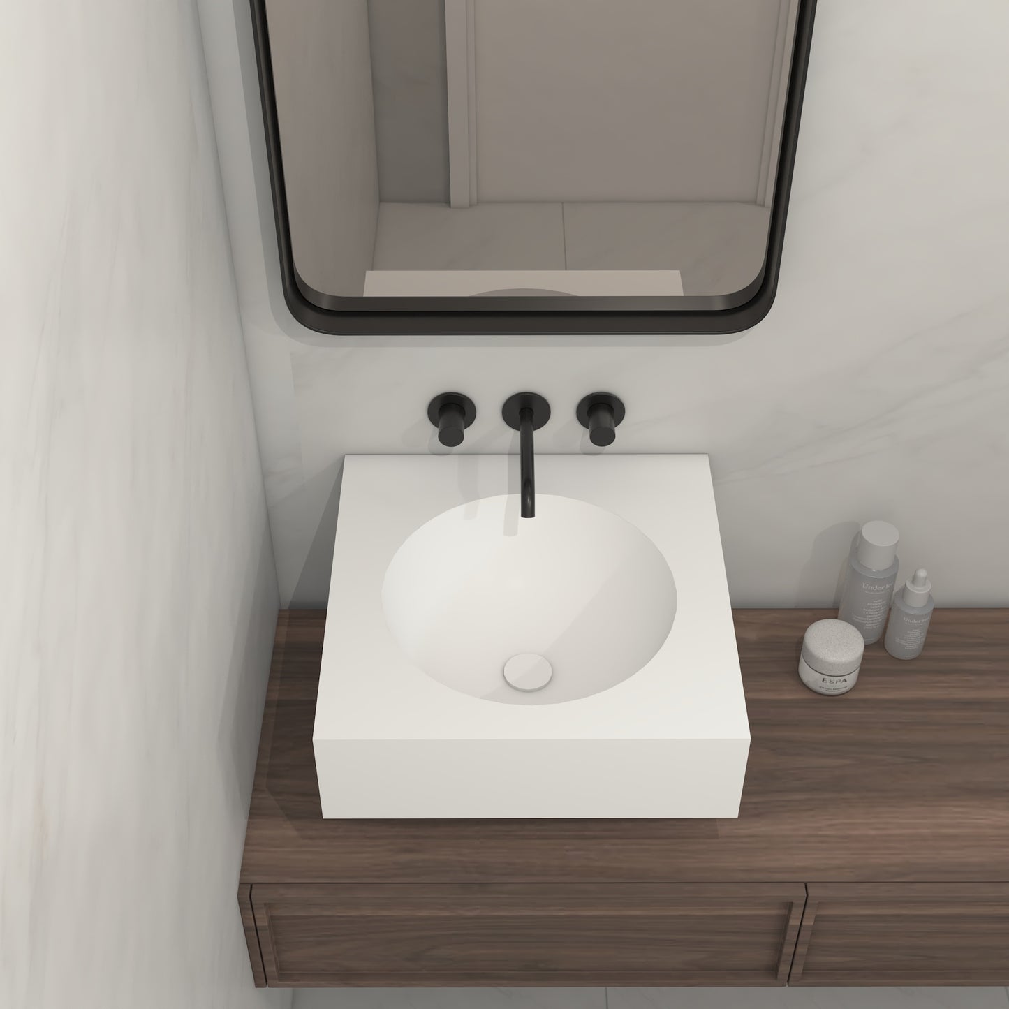 Apolo Essence Edge - Vasque Suspendu | Format Mini en Corian®