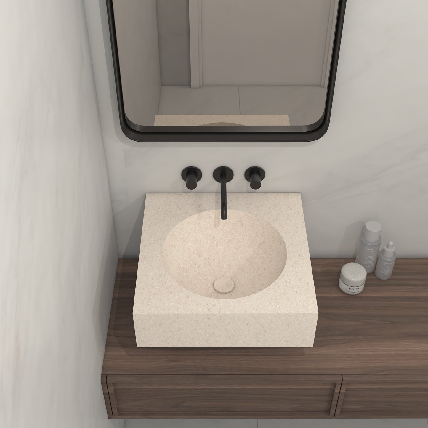 Apolo Essence Edge - Vasque Suspendu | Format Mini en Corian®