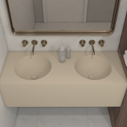 Apolo Prestige Deep - Vasque Double Suspendue en Corian®