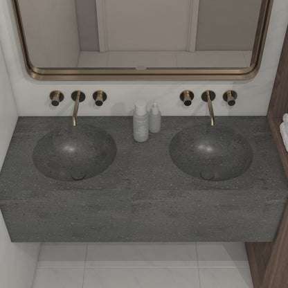 Apolo Prestige Deep - Vasque Double Suspendue en Corian®