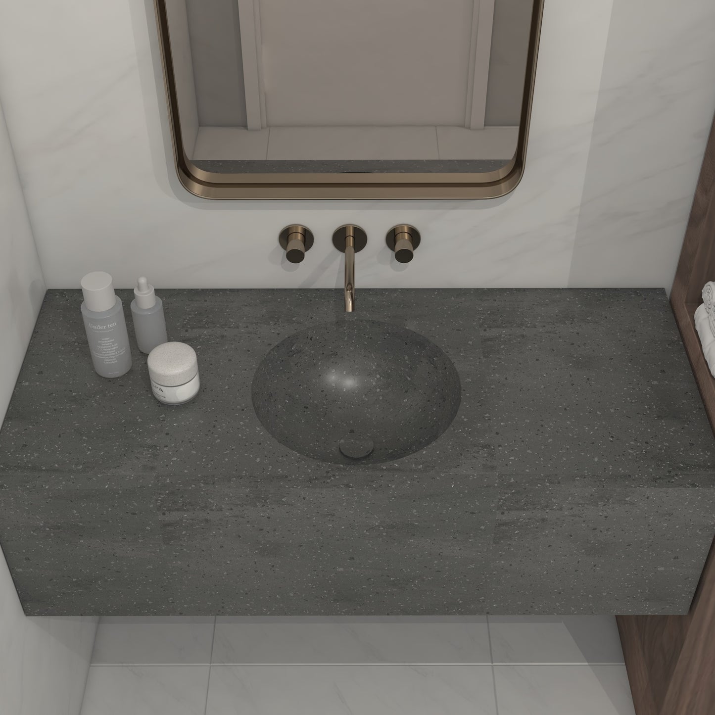 Apolo Prestige Deep - Vasque Simple Suspendue en Corian®