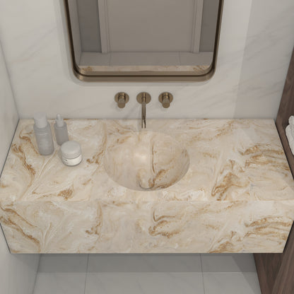 Apolo Prestige Deep - Vasque Simple Suspendue en Corian®