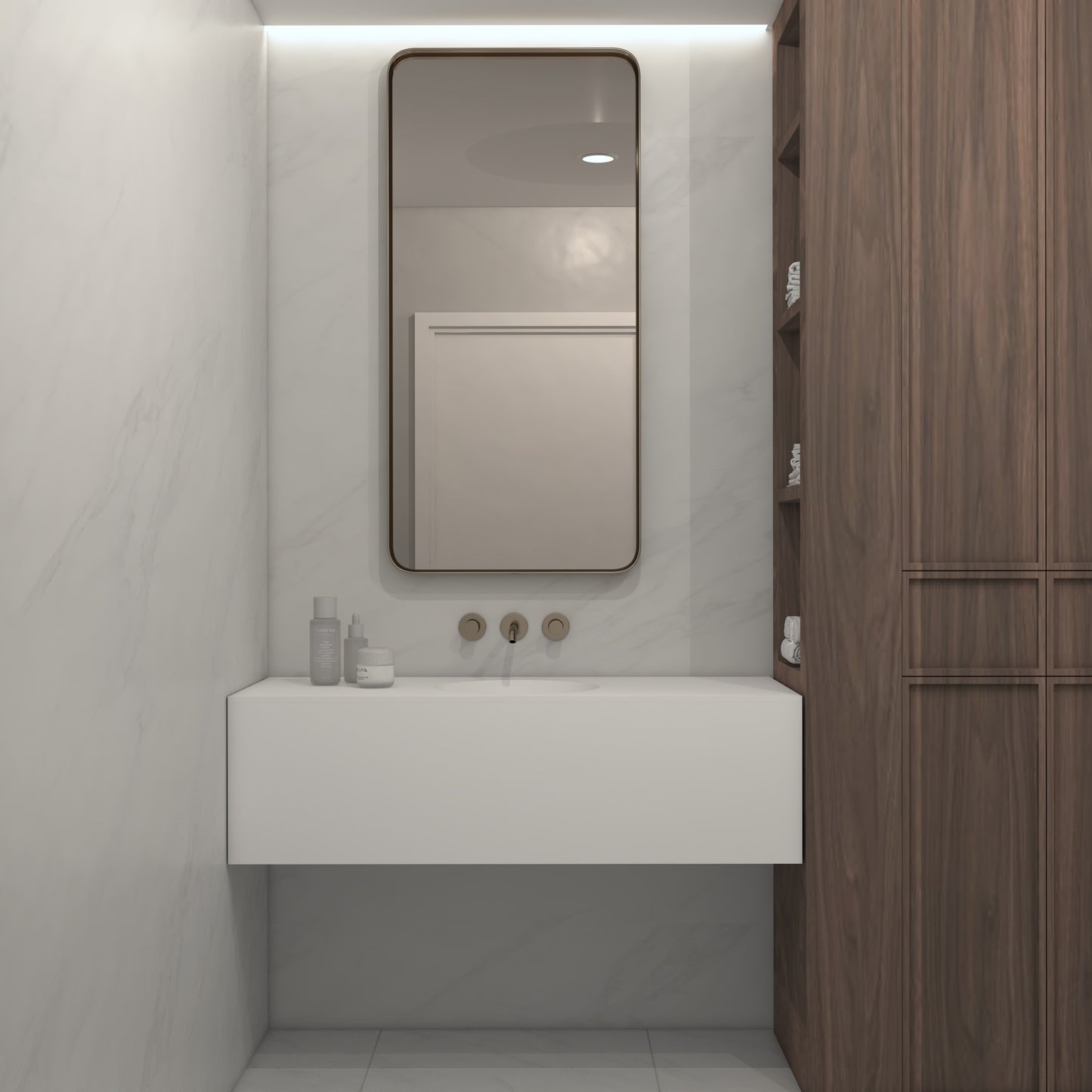 Apolo Prestige Deep - Vasque Simple Suspendue en Corian®