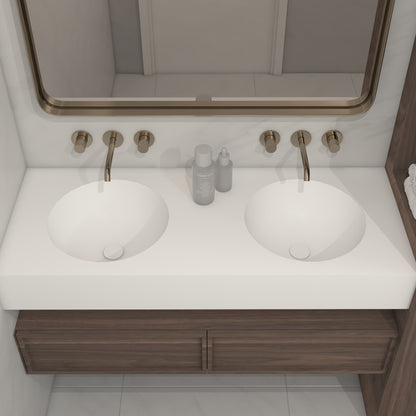 Apolo Prestige Edge - Vasque Double Suspendue en Corian®