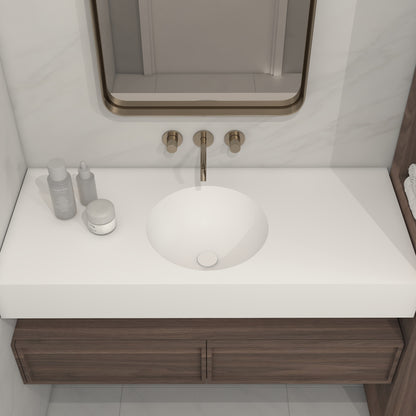 Apolo Prestige Edge - Vasque Simple Suspendue en Corian®