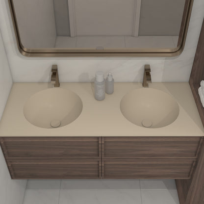 Apollo Prestige – Vasque Double à Encastrer en Corian®