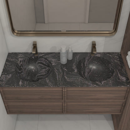 Apollo Prestige – Vasque Double à Encastrer en Corian®