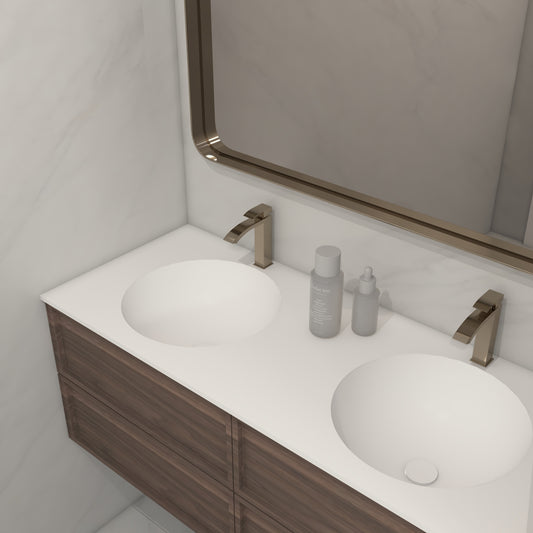 Apollo Prestige – Vasque Double à Encastrer en Corian®