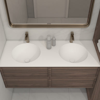Apollo Prestige – Vasque Double à Encastrer en Corian®