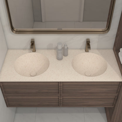 Apollo Prestige – Vasque Double à Encastrer en Corian®
