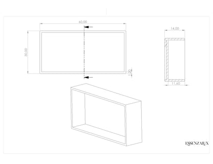 Atlas Niche Horizontale en Corian®
