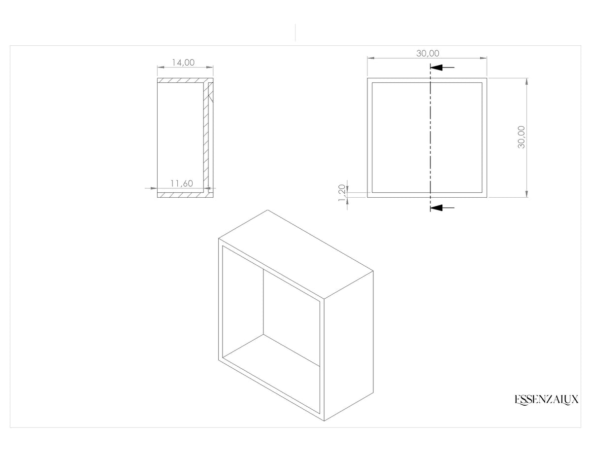 Atlas Niche Verticale en Corian®