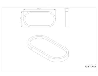 Aura Plateau en Corian®