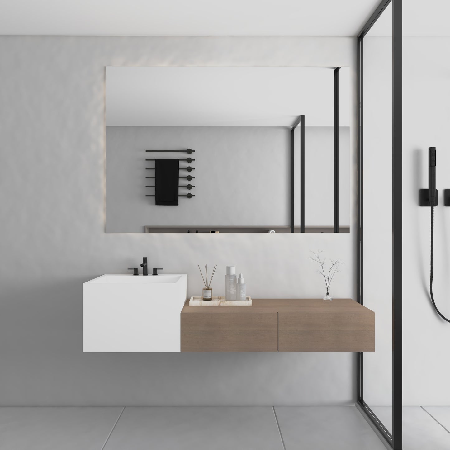 Fortuna Essence Deep - Vasque Suspendue | Format Mini en Corian®