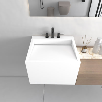 Fortuna Essence Deep - Vasque Suspendue | Format Mini en Corian®