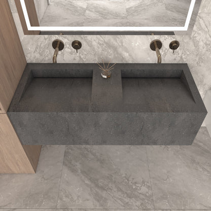 Fortuna Prestige Deep - Vasque Double Suspendue en Corian®