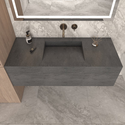 Fortuna Prestige Deep - Vasque Simple Suspendue en Corian®