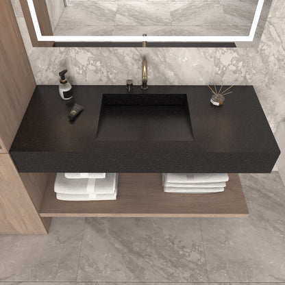Fortuna Prestige Edge - Vasque Simple Suspendue en Corian®