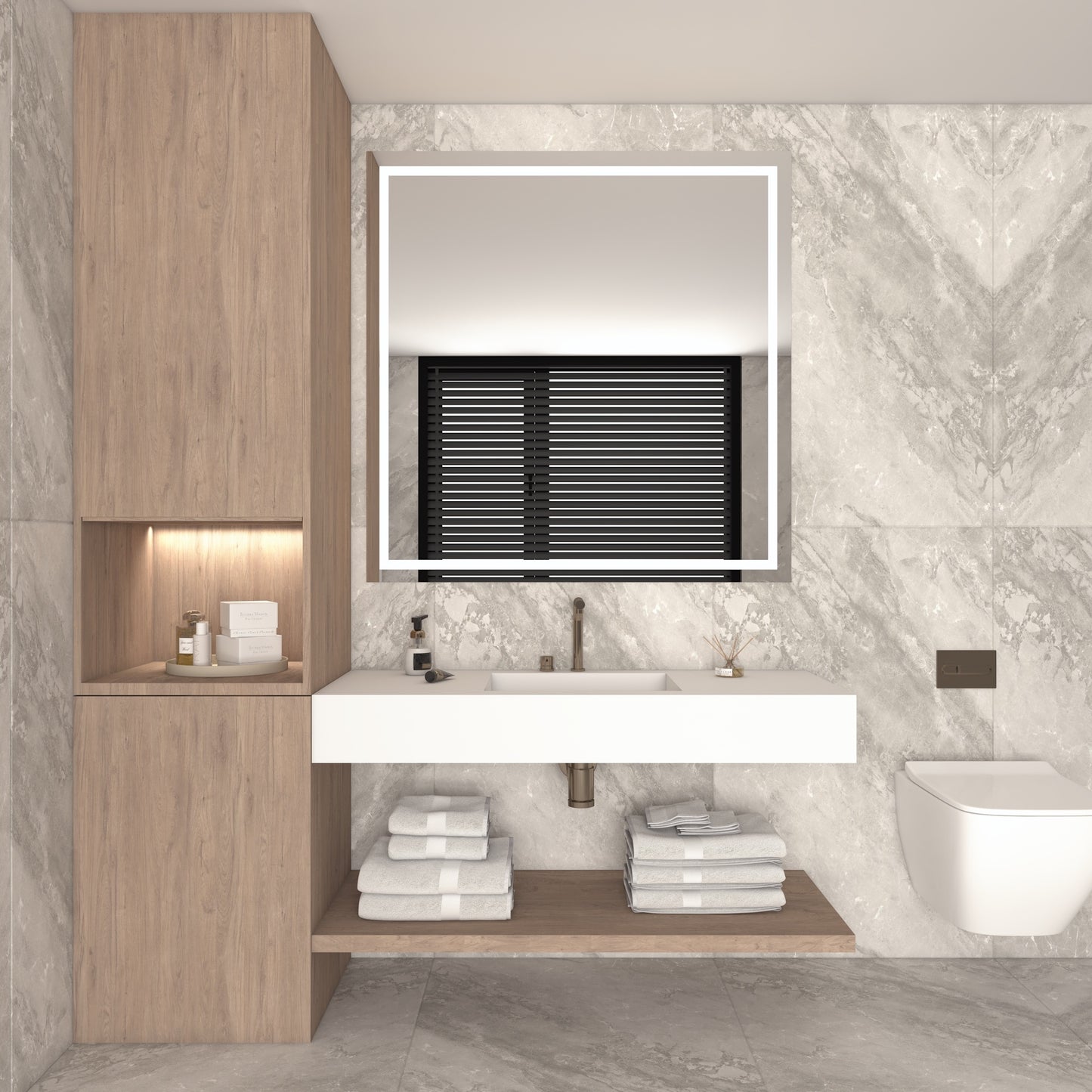 Fortuna Prestige Edge - Vasque Simple Suspendue en Corian®