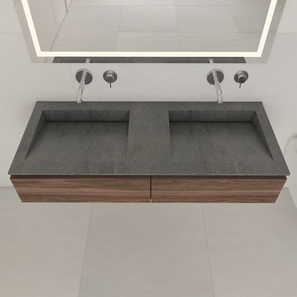 Fortuna Prestige – Vasque Double à Encastrer en Corian®