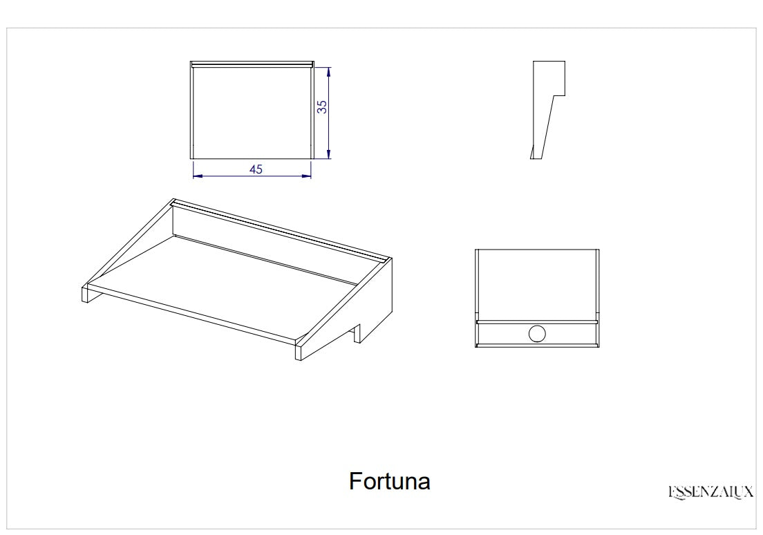 Fortuna Prestige Corian® Single Vanity Top