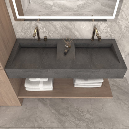 Fortuna Prestige Edge - Vasque Double Suspendue en Corian®