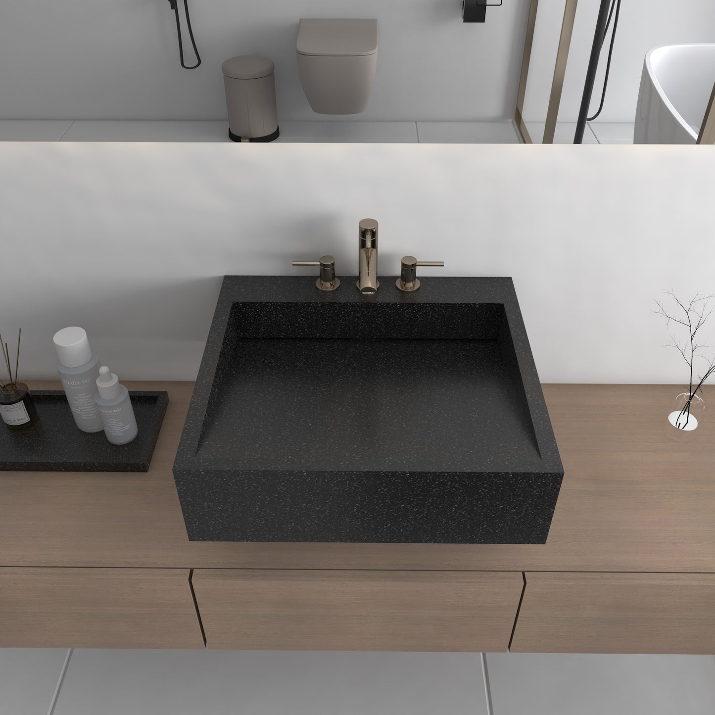 Fortuna Essence Edge - Vasque Suspendue | Format Mini en Corian®