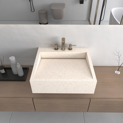 Fortuna Essence Edge - Vasque Suspendue | Format Mini en Corian®