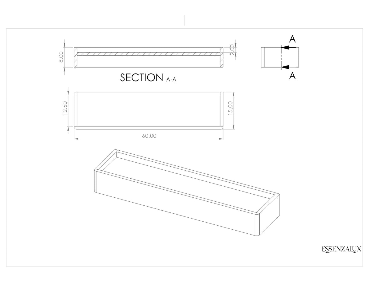 Janus Étagère en Corian®