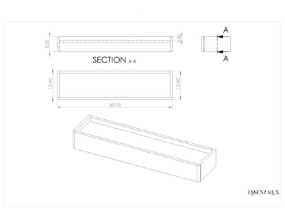 Janus Étagère en Corian®