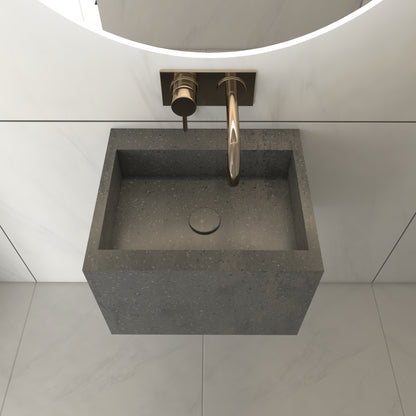 Juno Essence Deep - Lavatório Suspenso | Tamanho Mini em Corian®