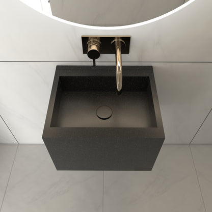 Juno Essence Deep - Lavatório Suspenso | Tamanho Mini em Corian®