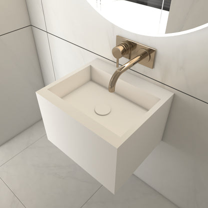 Juno Essence Deep - Lavatório Suspenso | Tamanho Mini em Corian®