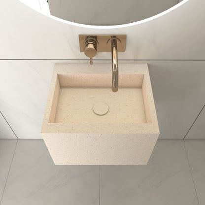 Juno Essence Deep - Lavatório Suspenso | Tamanho Mini em Corian®