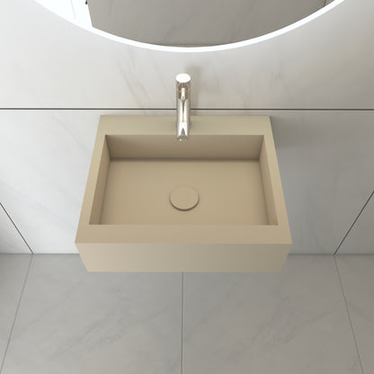 Juno Essence Edge - Lavatório Suspenso | Tamanho Mini em Corian®