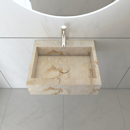 Juno Essence Edge - Lavatório Suspenso | Tamanho Mini em Corian®