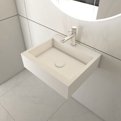 Juno Essence Edge - Lavatório Suspenso | Tamanho Mini em Corian®