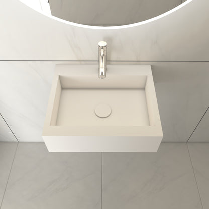 Juno Essence Edge - Lavatório Suspenso | Tamanho Mini em Corian®