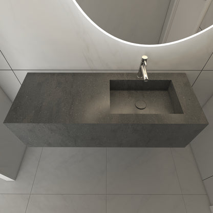 Juno Prestige Deep - Lavatório Simples Suspenso em Corian®
