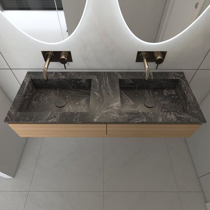 Juno Prestige - Lavatório Duplo de Encastre em Corian®