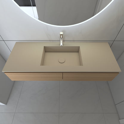 Juno Prestige - Lavatório Simples de Encastre em Corian® 