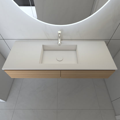 Juno Prestige - Lavatório Simples de Encastre em Corian® 