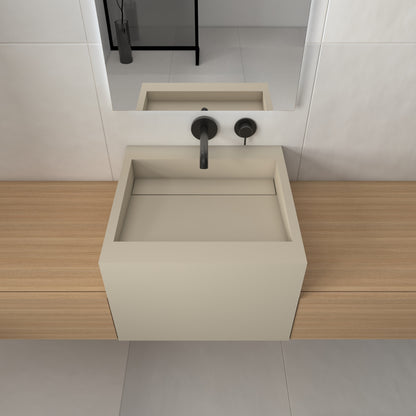 Júpiter Essence Deep - Lavatório Suspenso | Tamanho Mini em Corian®