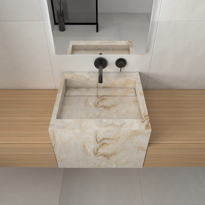 Júpiter Essence Deep - Lavatório Suspenso | Tamanho Mini em Corian®