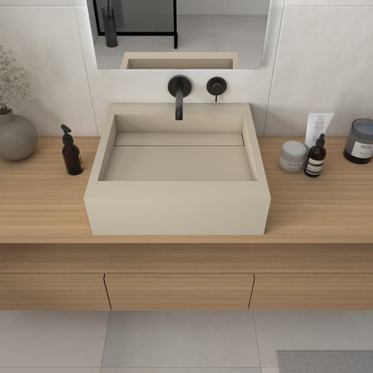 Júpiter Essence Edge - Lavatório Suspenso | Tamanho Mini em Corian®