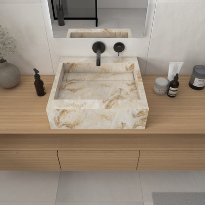 Júpiter Essence Edge - Lavatório Suspenso | Tamanho Mini em Corian®